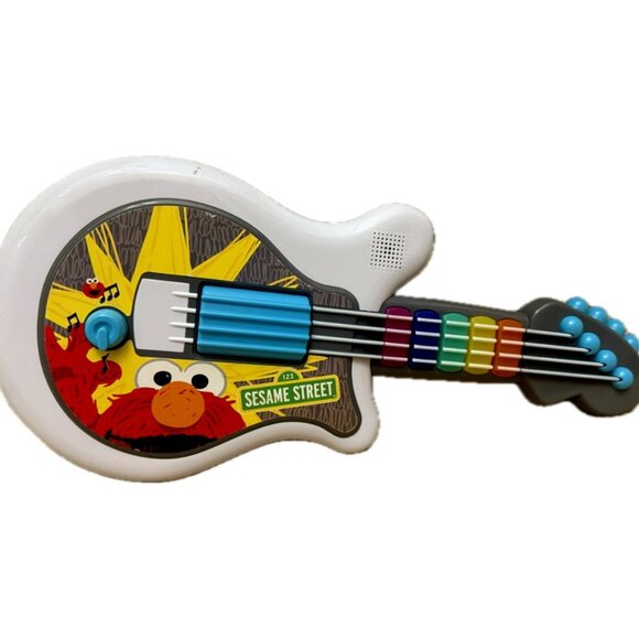 Sesame Street Elmo Guitar Lights and Sounds Rock n Roll - Picture 1 of 5